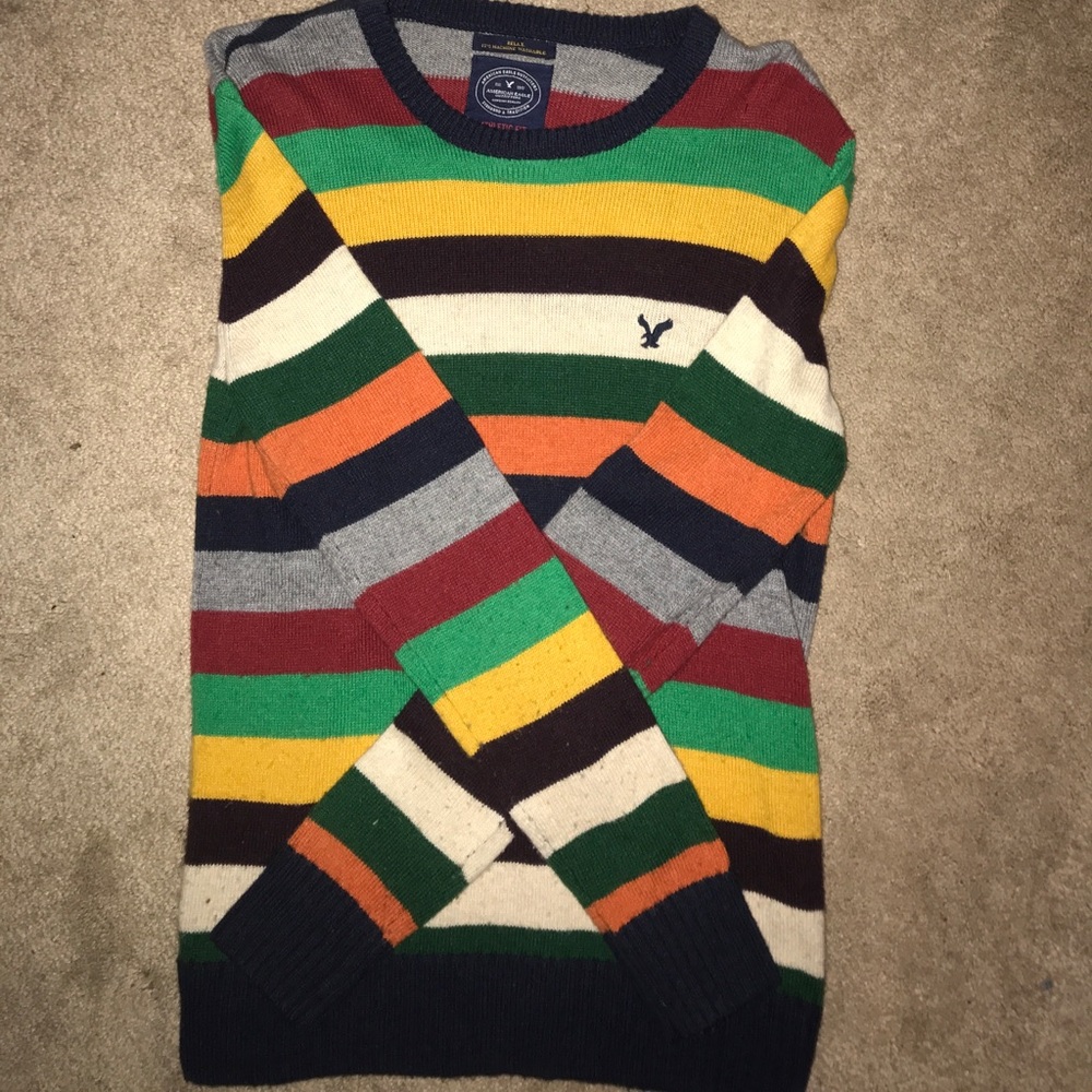 American Eagle long sleeve striped sweater